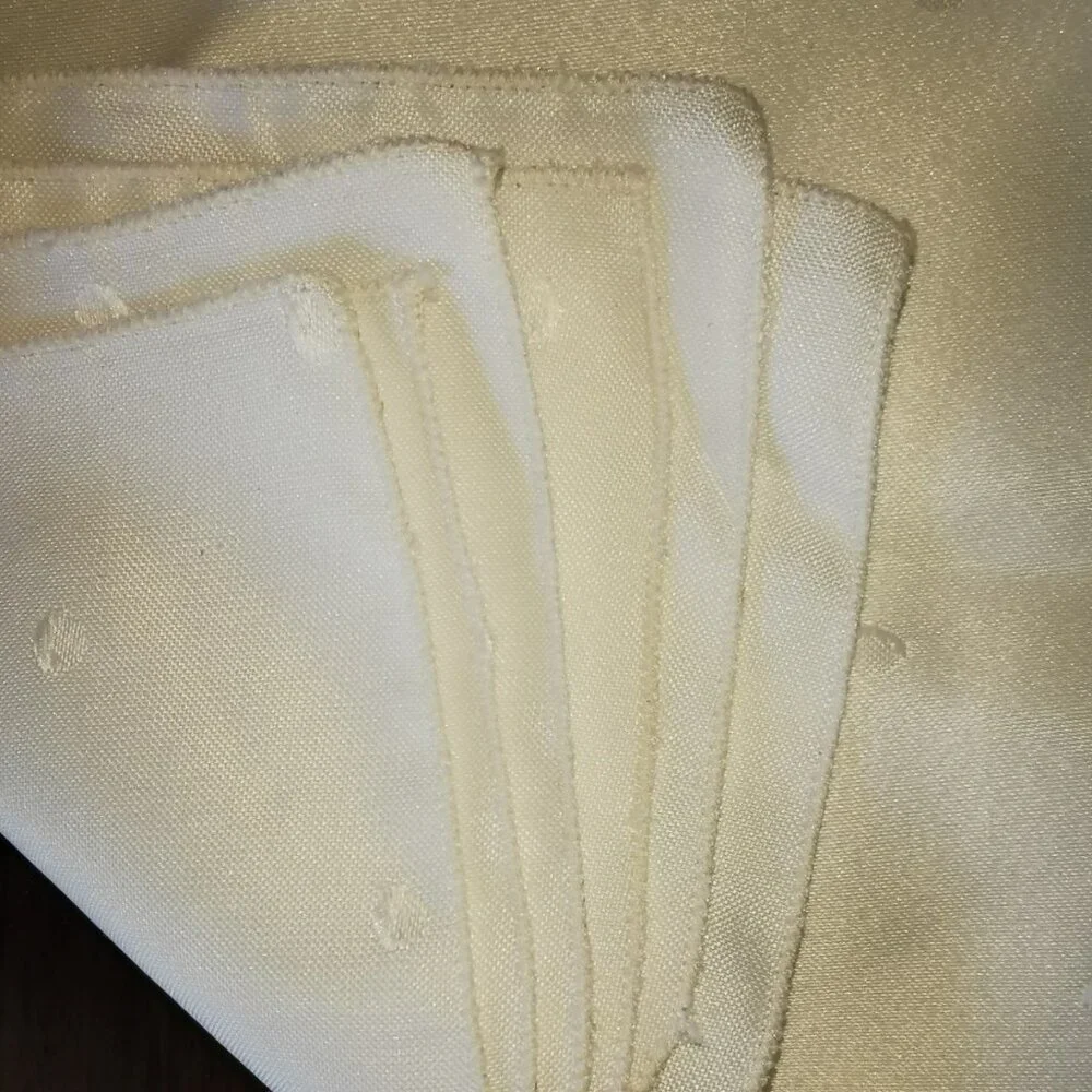 Vintage‎ Elegant Formal Dinning Room Table Cloth and (6) Napkins Set